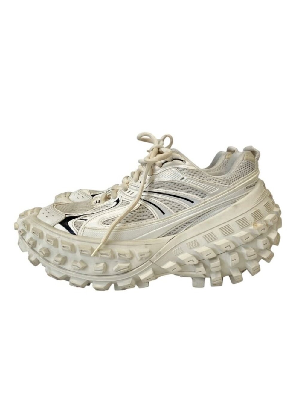 Balenciaga Defender Bouncer Sneakers Off White - Gem